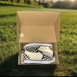 VANS Checkered Toddler Sneakers Size 9T