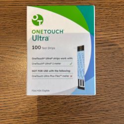 OneTouch Ultra 100 (Small Box Peel In the Back)