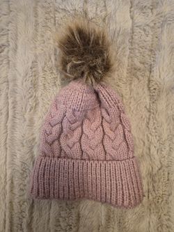 Warm Baby Girl Knit Beanie 0-24m