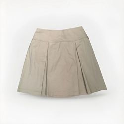 ✨New✨ Normans Beige Skort Pleated Skort Uniform 12 1/2 Half Size Girl Large