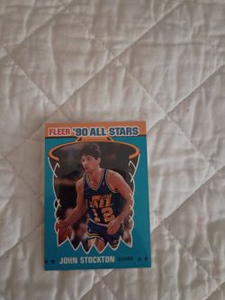 1990-91 Fleer All-Stars John Stockton Utah Jazz
