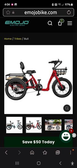 Emojo E-Trike Top-o-line