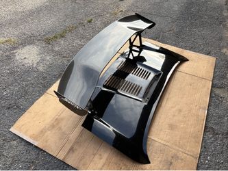 J’s Racing Style Spoiler + 00-05 Mr2 Spyder Oem Engine Lid