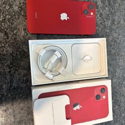 Red iPhone 13 