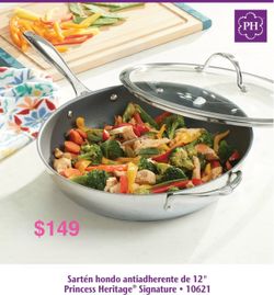 Sartén hondo antiadherente 12”
