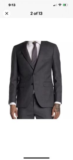 Alton Lane Wool Blend Tailored Fit Suits Jacket Blazer 40L/ Pants 34/32 Men’s