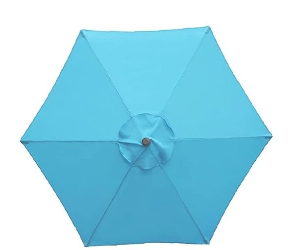 Patio table umbrella brand new. Light beautiful blue. Perfect for patio