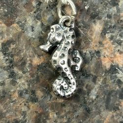 James Avery RETIRED Seahorse Charm 