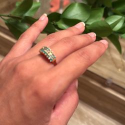 18k Gold And Esmerald