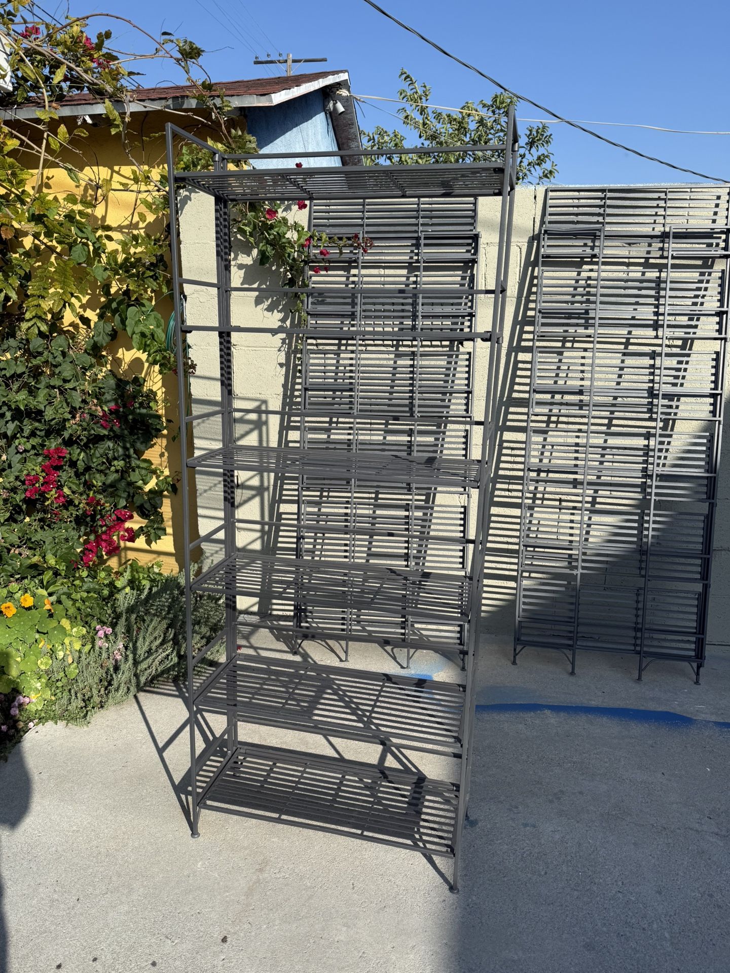 Container Store Industrial Metal Shelves (Tall) 