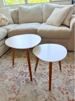 Mid century modern side tables