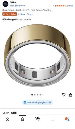 Gold Oura Ring Size 11