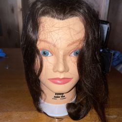 Emily cosmetology Mannequin Head 100% Real Hair  