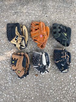 All Leather : Baseball Gloves  :   $25 each