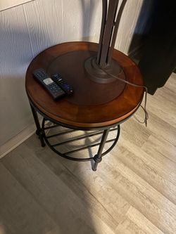 Coffee table and table  dinette table, bakers rack