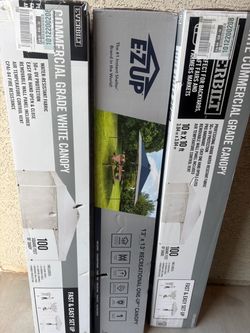 10x10 canopy and 13x13 canopy