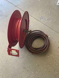 Heavy Duty Retractable Hose Reel with Hose