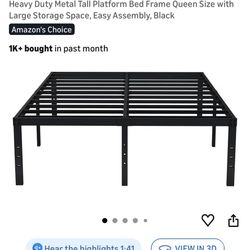 Queen Bed Frame 18 Inch