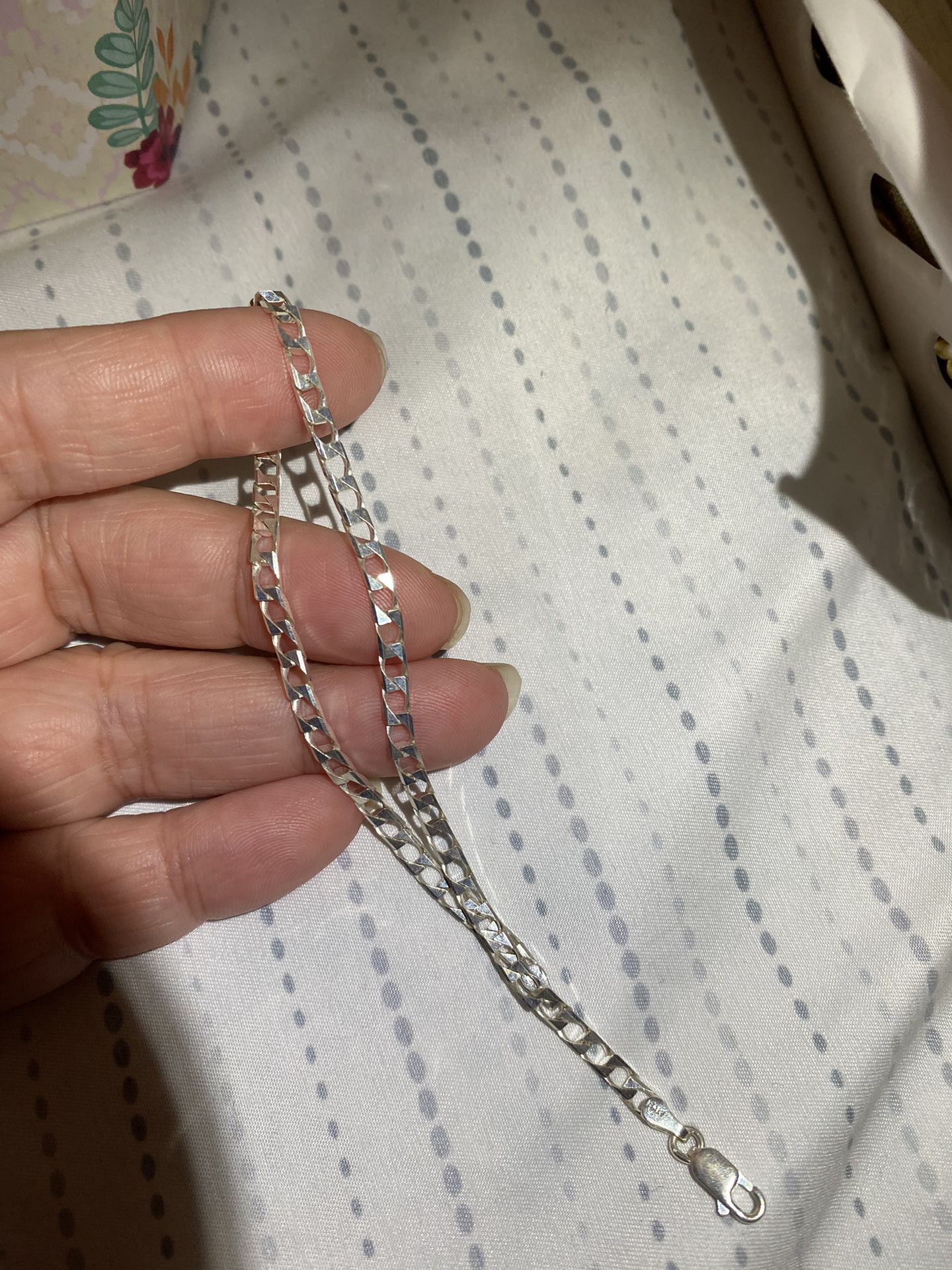 Real 925 Sterling Silver Bracelet 
