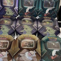 Sealed Pokemon Special Edition tins 