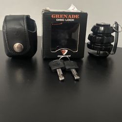 BRAND NEW GRENADE MOTORCYCLE DISC LOCK-DEEMEED