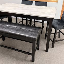 Counter Height Dining Table Set