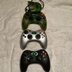 OG Xbox Logitech Controllers