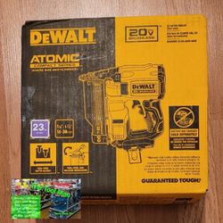 New Dewalt 20v Cordless 23ga. Finish Nailer Tool-only $160 Firm Pickup Only 