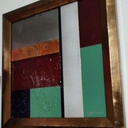 SIGNED KARSON FINE WALL ART 14"×14" 