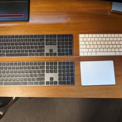 Apple Keyboards and Track Pad