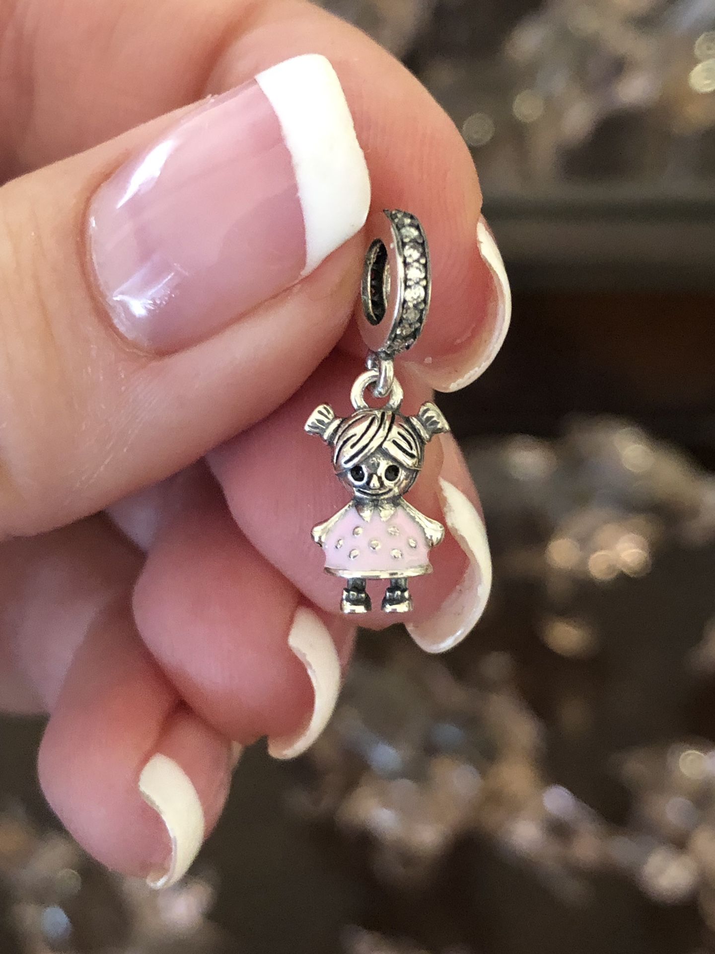 Brand New Sterling Silver 925 Baby Girl 👧 Charm