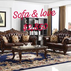 New Sofa And Love Set