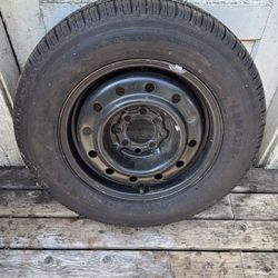 Full Size Spare Tire on Steel Rim