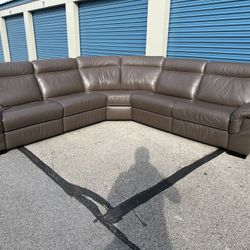 Power Reclining Sectional Sofa Couch