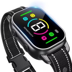 Smart Dog Bark Collar for Small Medium Large Dogs Rechargeable, Adjustable Black