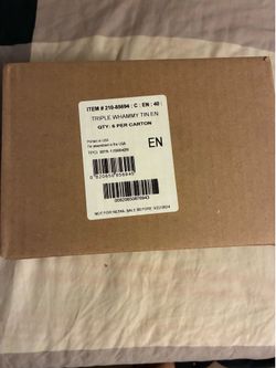 Triple whammy tin Pokemon cards in factory box