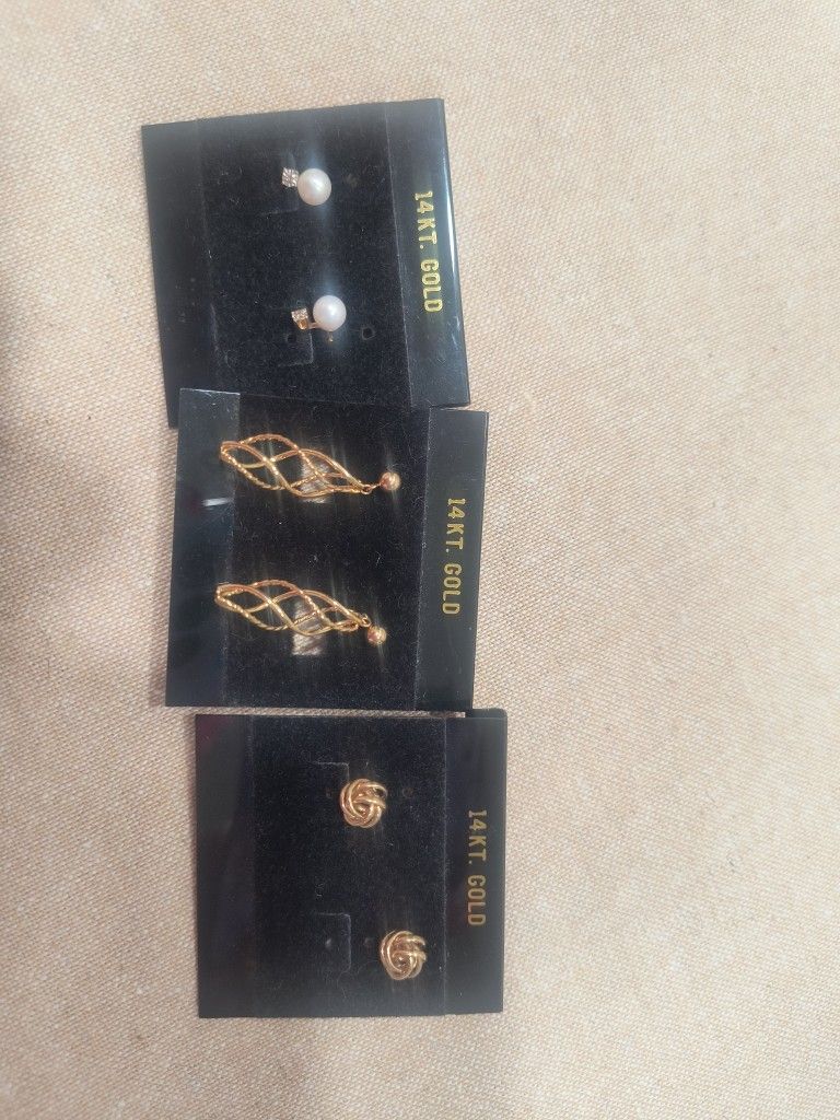 14k Gold Earrings