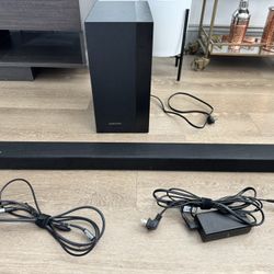 Samsung Sound Bar And Subwoofer 
