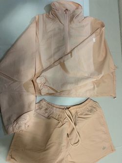 Alo Pink Windbreaker Set