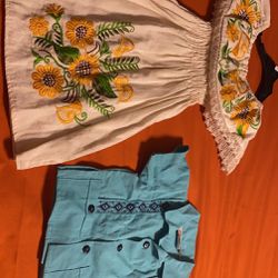 Mexican Dress And Boy Shirt 