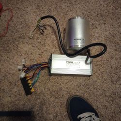 Vevor 2000w Electric Motor And Vevor 2000w Electric Controller With All Wiring Needed To Set Up Electric Mobile Of Your Choosing