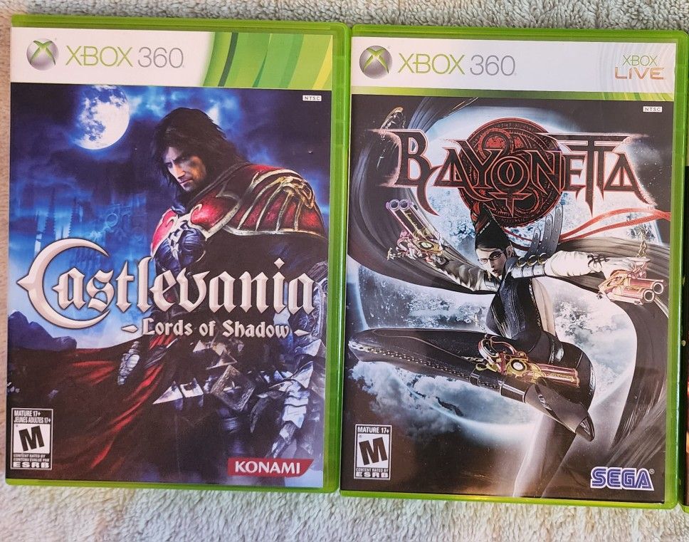 Castlevania Lords Of Shadow & Bayonetta Xbox 360