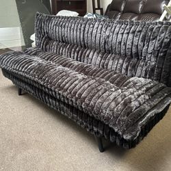 Brand New Comfy Corduroy Futon Sofa 
