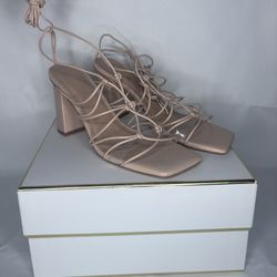 Nude Strappy Heels