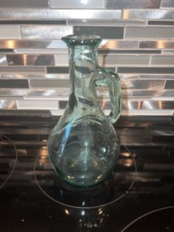 Glass Oil Vinegar Dressing Cruet Bottle