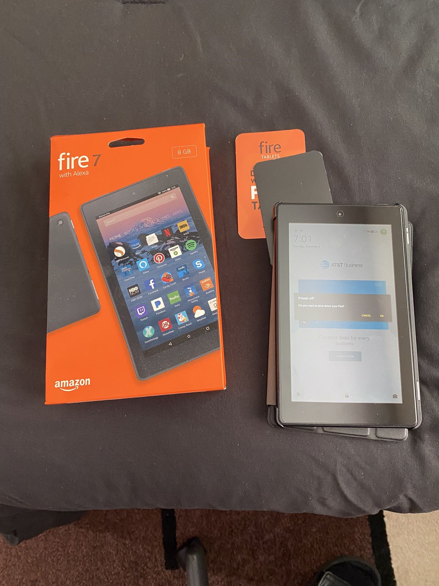 Amazon Fire 7 tablet 7” display