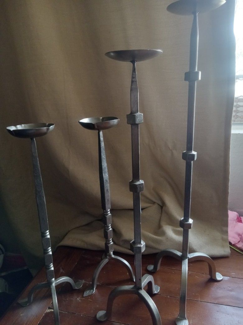 Steel Candle Holders