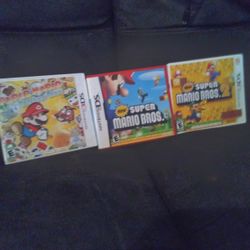 NINTENDO  3DS  Super Mario Bros , 3 Games  For $ 45  