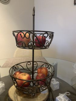Princess house - 2 layer - fruit stand - frutero