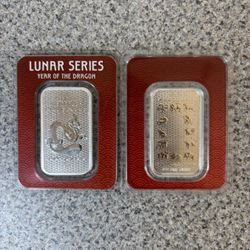 Lunar Series 1 Ounce Silver Bar 